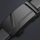 Ремень длинный мужской из натуральной кожи с автоматической пряжкой, 110, 120, 130, 140, 150, 160, 170 см