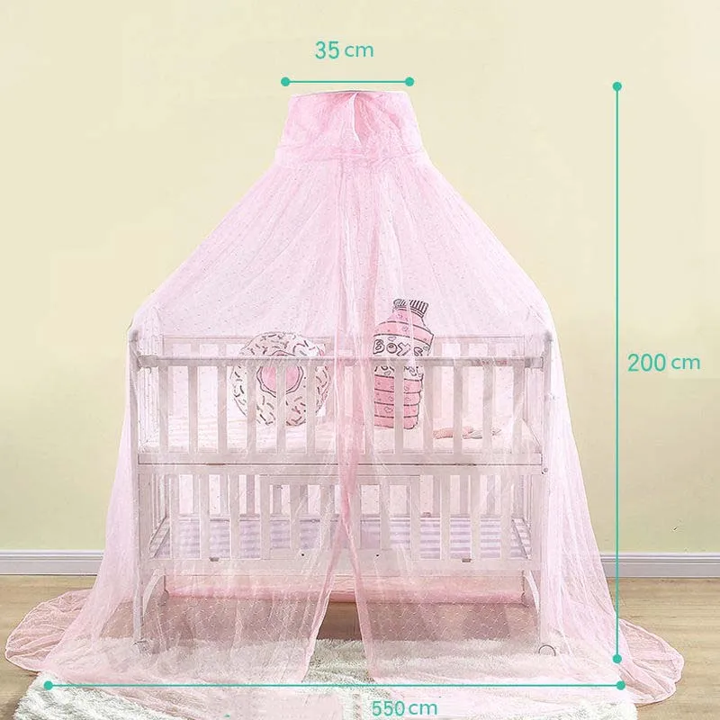 

Summer Round Dome Mosquito Net Crib Floor Stand Baby Mosquito Netting Canopy Children Bed Modern Style Tent Nets Room Kids Decor