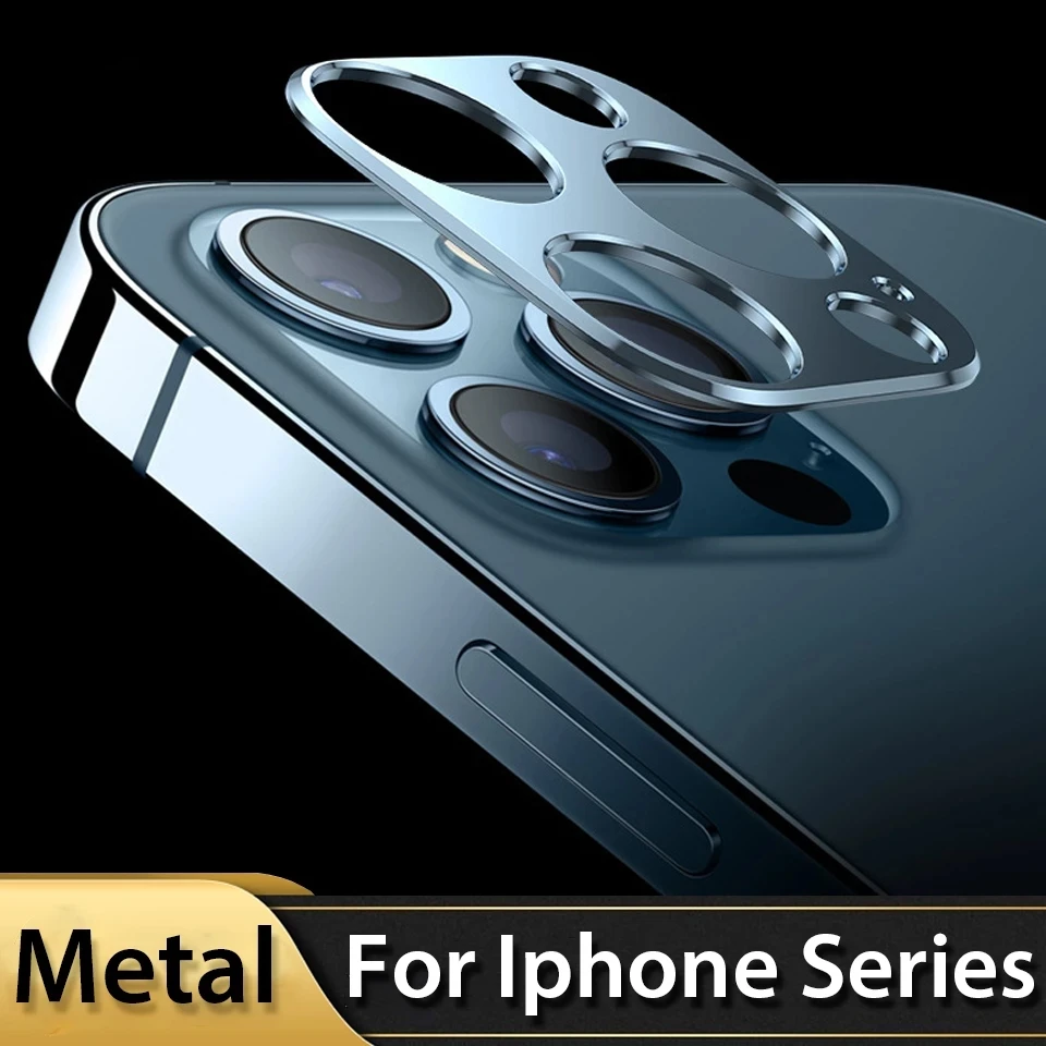 Titanium Alloy Camera Metal Ring Case For iPhone 13 Pro Max Back Camera Screen Protector For iPhone 11 12 Pro Max Mini Lens Film