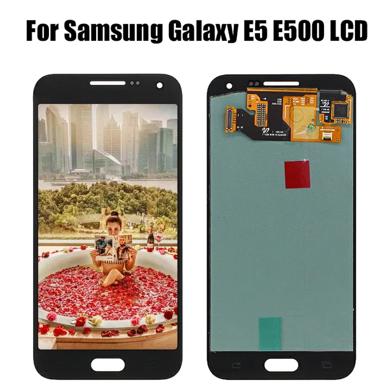 ЖК-дисплей AMOLED для Samsung Galaxy E5 E500 E500F E500H E500M сенсорный экран с дигитайзером в сборе