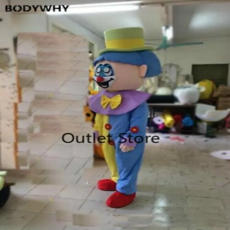 Милый костюм талисмана клоуна платье для костюмированной вечеринки акция