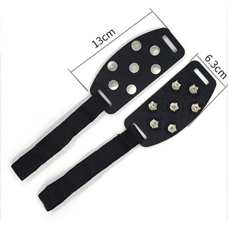 14 шипов противоскользящие шипы для захвата льда зимнего скалолазания снега