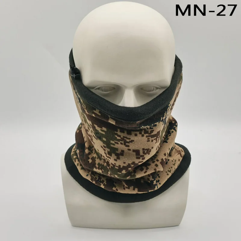 N-27 Модная мужская зимняя однотонная бандана, повязка на голову, шарф, теплый Многофункциональный бесшовный трубчатый головной шарф, маска для лица, кольцо, шарф унисекс - Цвет: N-27