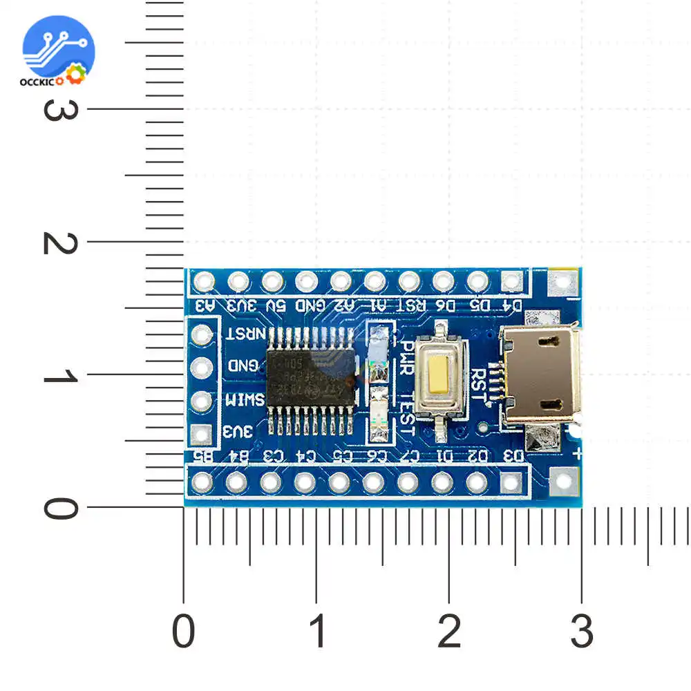 Плата разработки STM8S103F3P6 минимальная системная основная плата STM8S STM8 фотосессия 5