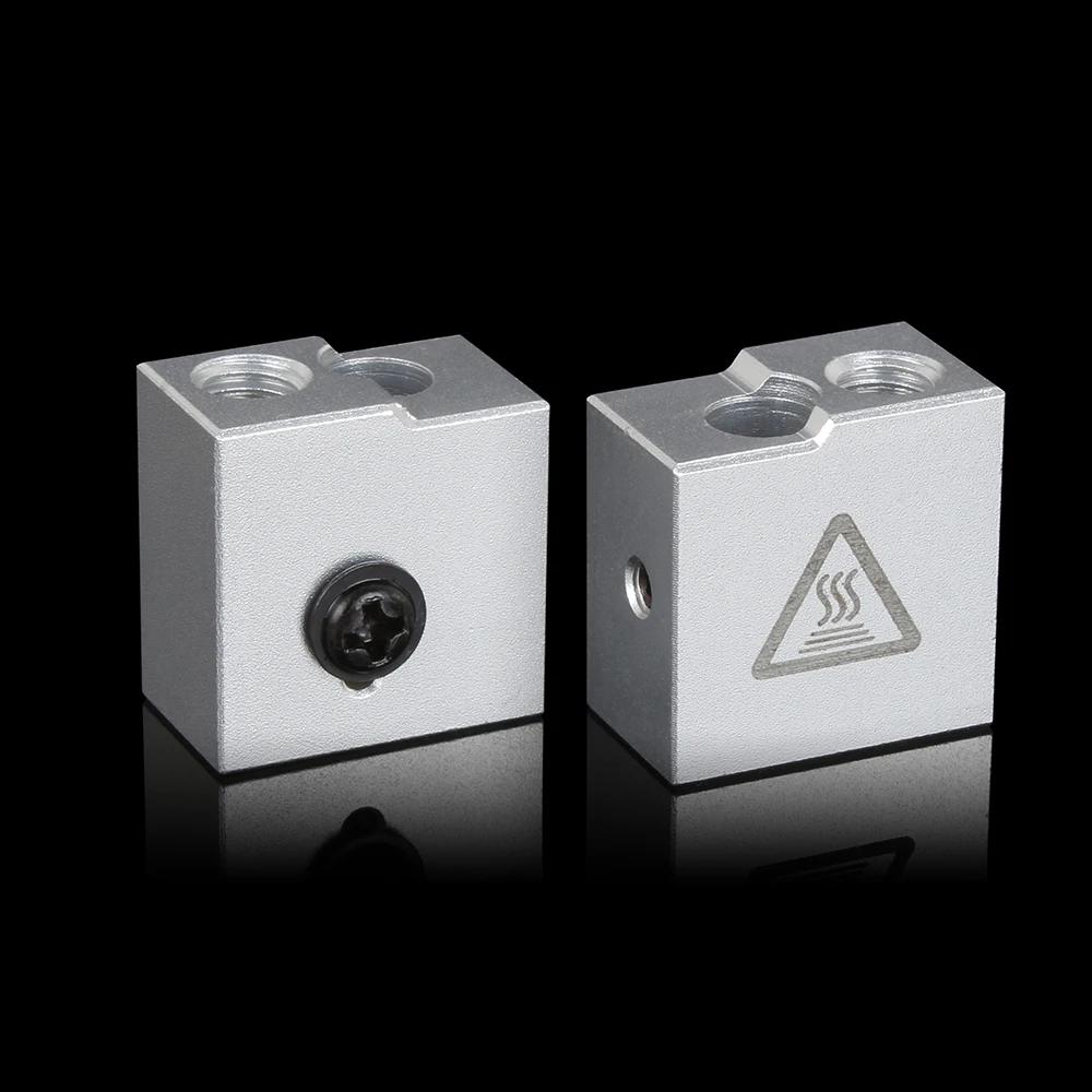 3DSWAY 3D Printer Parts Heater Block e3d v6 Hotend Volcano v2 Heat Extruder J-head Aluminium Heating Silicone socks | Компьютеры и