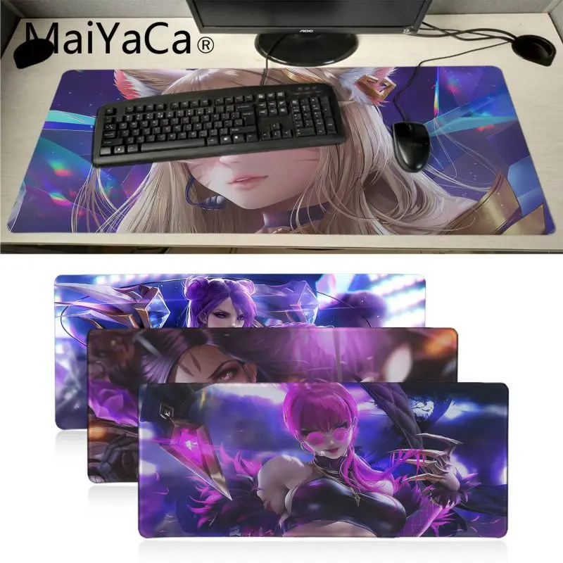 Maiyaca League of Legends virtual girl band K DA KaiSa2 Аниме Коврик для мыши игровой коврик скоростная