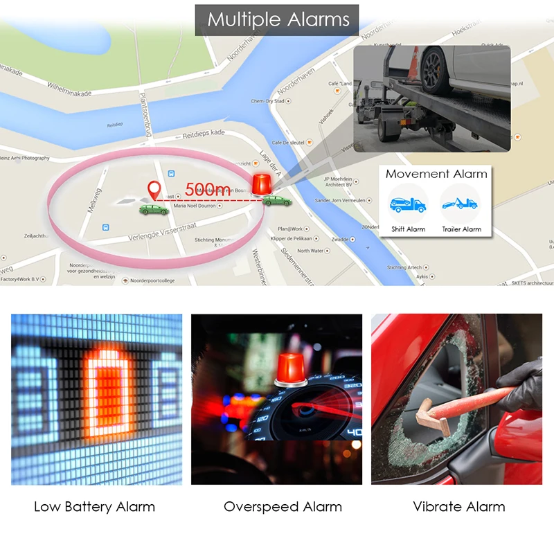 Автомобильный GPS-трекер TK905B GSM GPS 150 дней в режиме ожидания отслеживание реальном