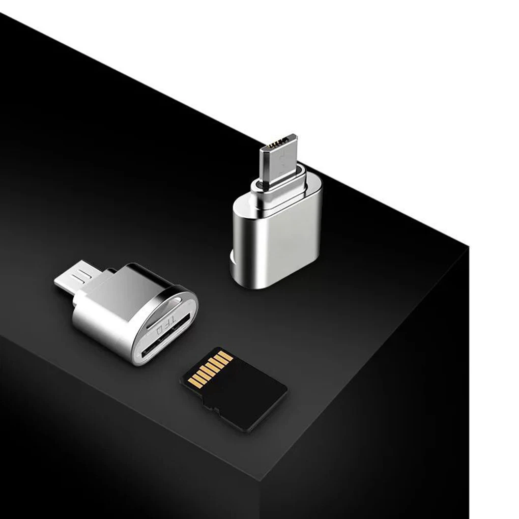 Мини кард ридер из цинкового сплава для ноутбука OTG адаптер Портативный Micro USB