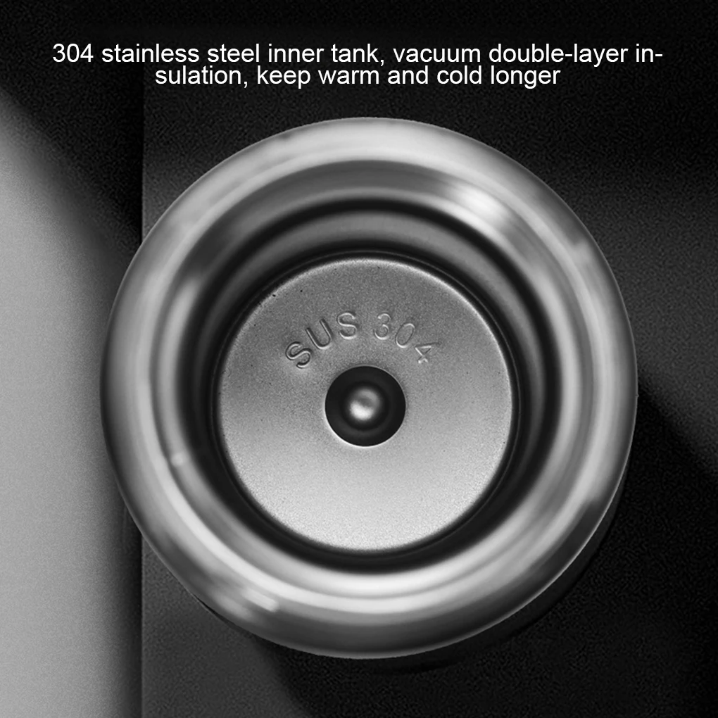 

Smart 304 Stainless Steel Vacuum Water Cup Temperature Display Cup Business Gift in-Car Thermos