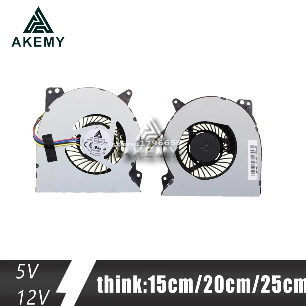 Новый охлаждающий вентилятор для ноутбука For Asus ROG G750J G750JH G750JM G750JZ G750JW G750JS G750JX CPU VGA