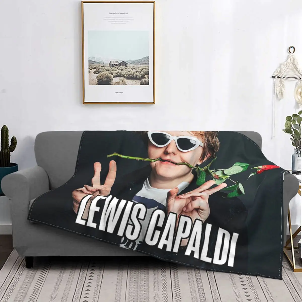 

08 Льюис Тур 2019 одеяло покрывало для кровати клетчатый диван пушистое Клетчатое одеяло с капюшоном приемное одеяло s