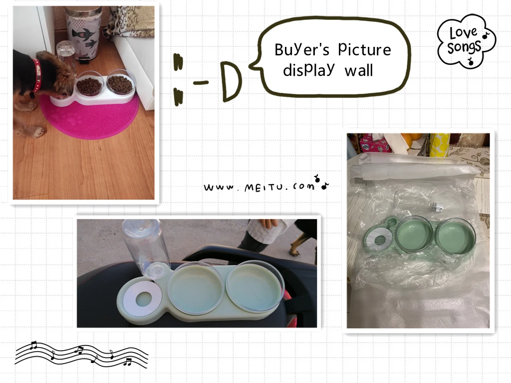 Двойная поилка для питомцев кормушка собак и кошек из нержавеющей стали