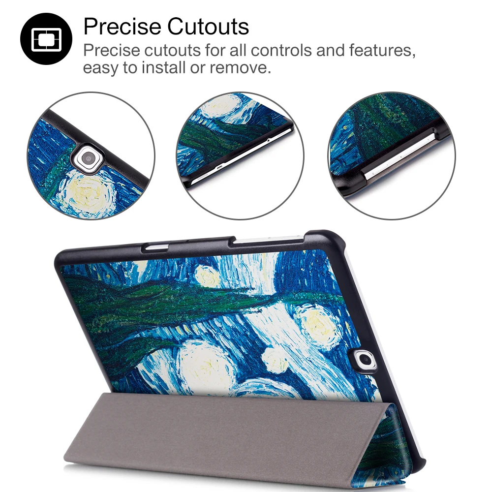 Складной чехол для Samsung Galaxy Tab S2 9 7 дюйма тонкий T810 T813|for samsung galaxy tab|case for tabcase 9.7 tablet |