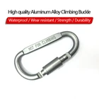 Карабин для путешествия оборудование для кемпинга, сплав алюминия, снаряжение для выживания, кемпинг, альпинистский крюк, Открытый Карабин