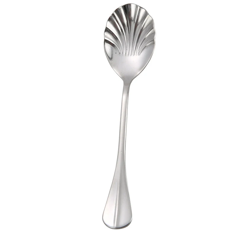 

Ice Spoon Stainless Steel Tableware Stir Bar Colorful Classic Home Short Handle Fashion Classic Soild Simple Korean Shell Spoon