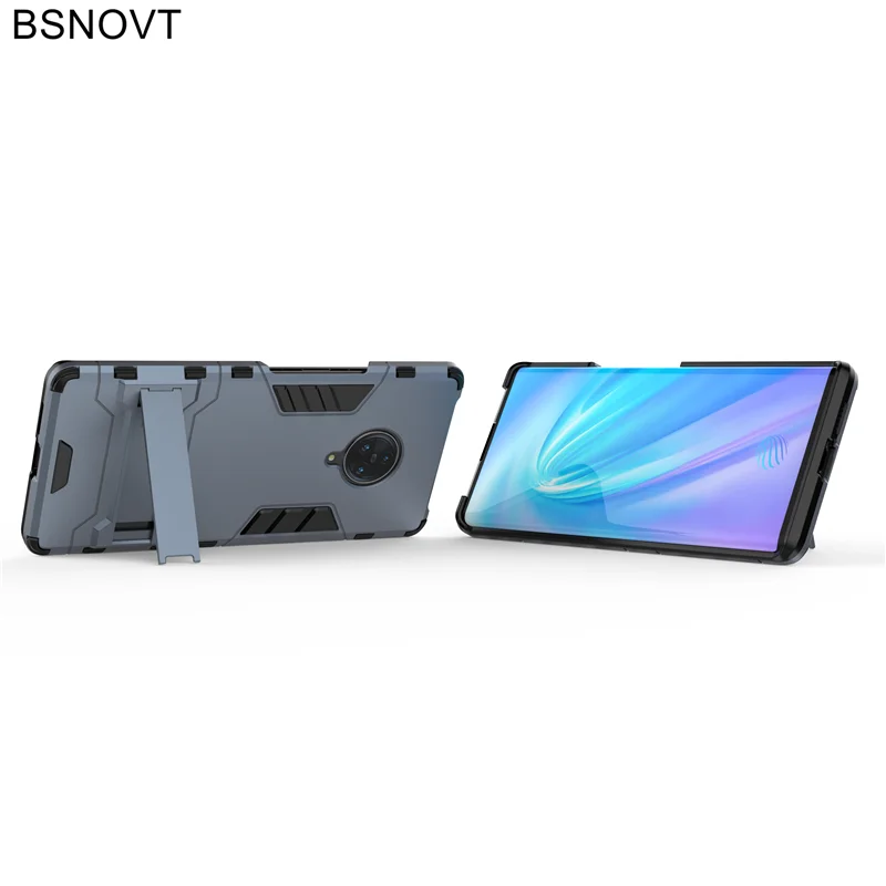 Чехол для Vivo NEX 3 5G мягкий силиконовый + пластиковый чехол с подставкой Funda 6 89&quot |
