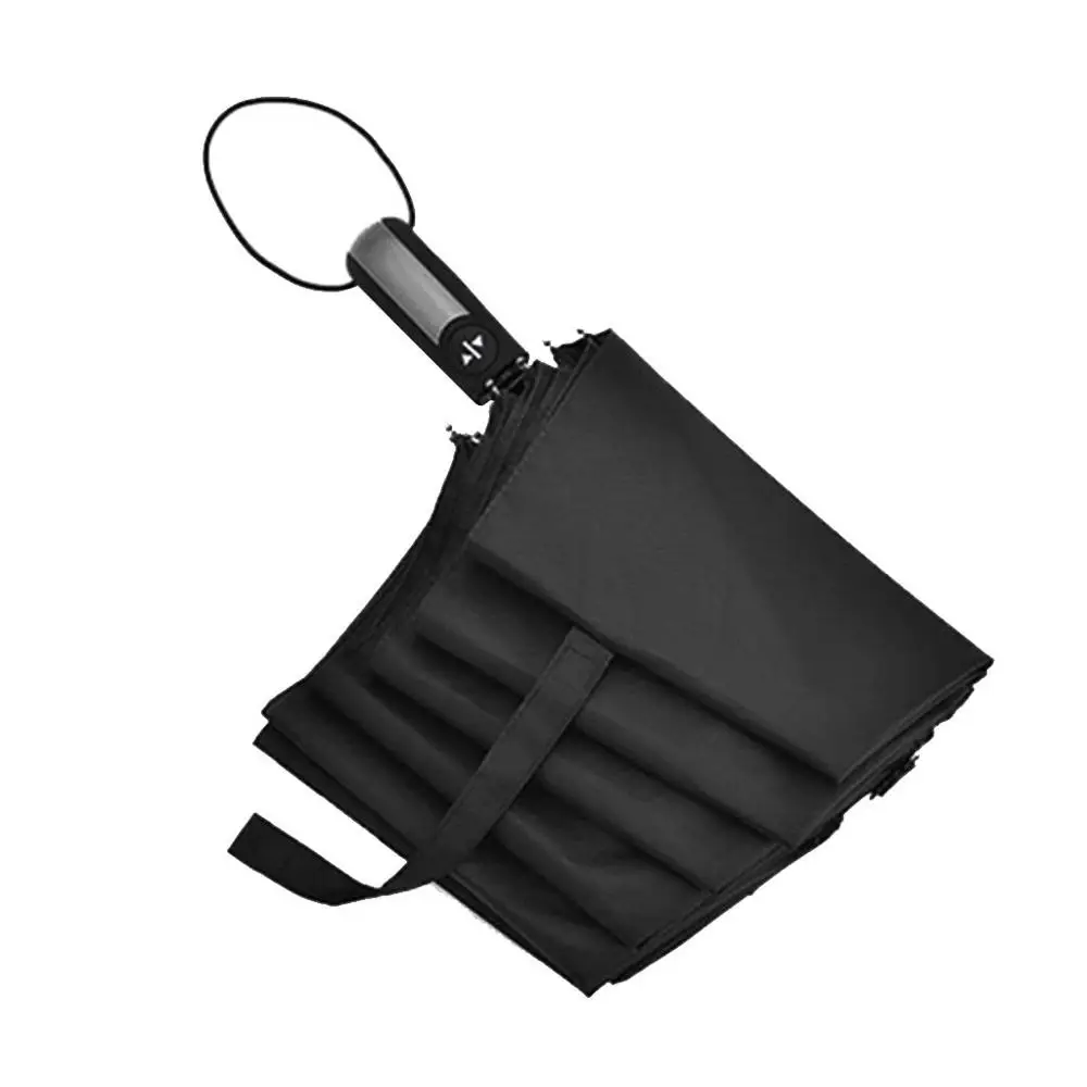 Полностью автоматический портативный складной зонт с 10 ребрами для женщин и