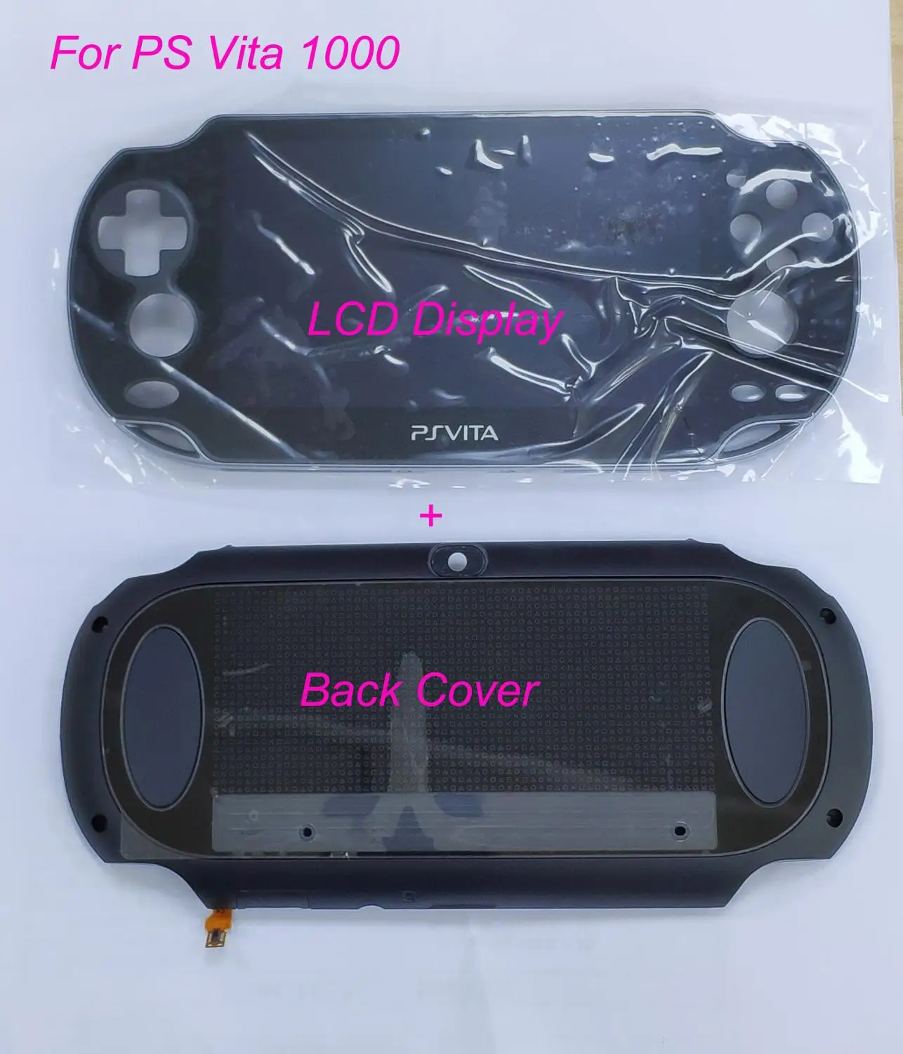 1 комплект оригинальный черный ЖК дисплей с рамкой + Корпус задней крышки для psvita