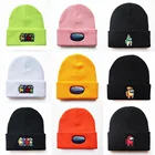 Среди нас игровая шапка с вышивкой, вязаная шапка, лыжная шапка, зимняя шапка, теплая шапка, зимние аксессуары, зимние шапки для женщинмужчин