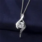 MS-209 HPHT Lab выросшие бриллианты ожерелье 1ct D VS1 иджи сертификат 18K 14K золото настроить ювелирные изделия