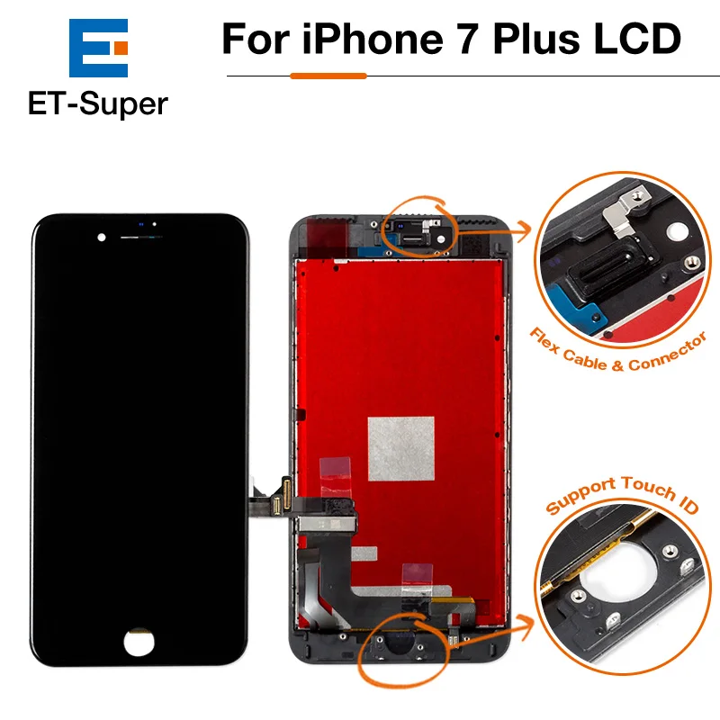 Дигитайзер в сборе для iPhone 7 Plus 50 шт./лот класс AAA +++ | Мобильные телефоны и