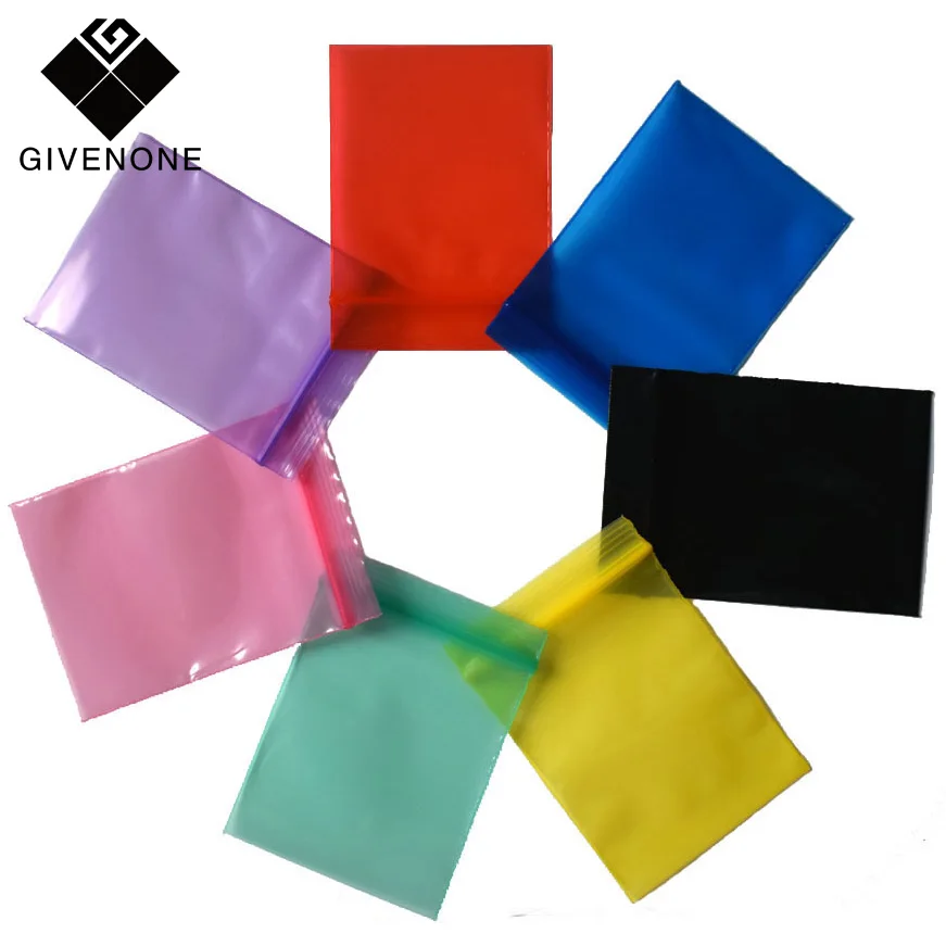 Многоцветная упаковка для ресниц сумка на молнии полиэтиленовый пакет идея