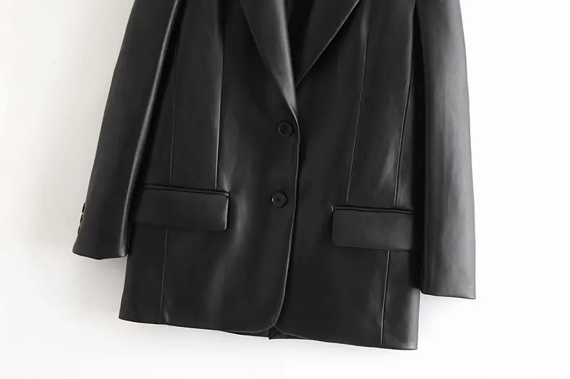 2020 New Fashion Designer Blazer Loose Jacket long sleeve Women's single Breasted Casual Buttons Blazer