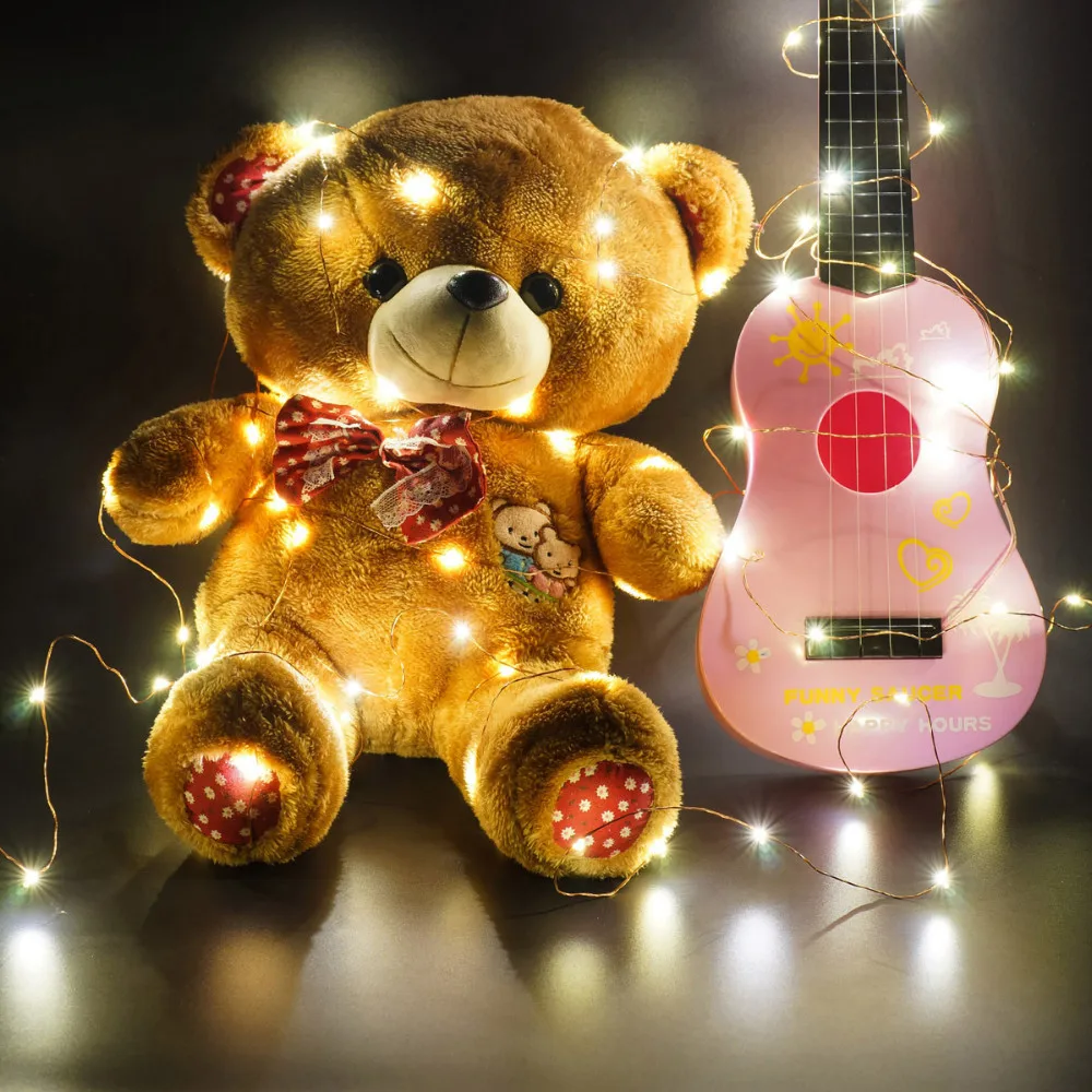 2 м 5 10 медная проволока Гирлянда Свет сказочная лампа Рождество праздник свадьба