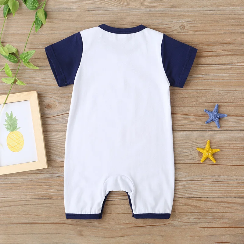 2020 Summer Baby Infant Rompers Boys Clothes Short Sleeve O Neck Print Cartoon Cute Kids Costume |