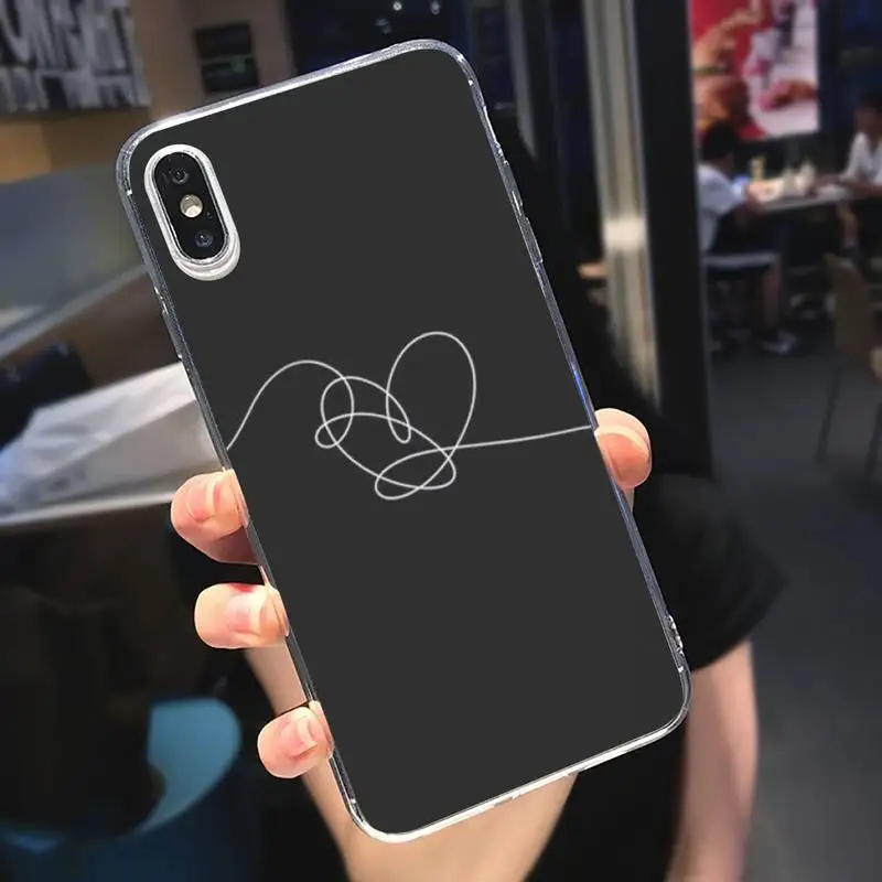 

Wolf aesthetics line Crown Phone Case Transparent soft For iphone 5 5s 5c se 6 6s 7 8 11 12 plus mini x xs xr pro max