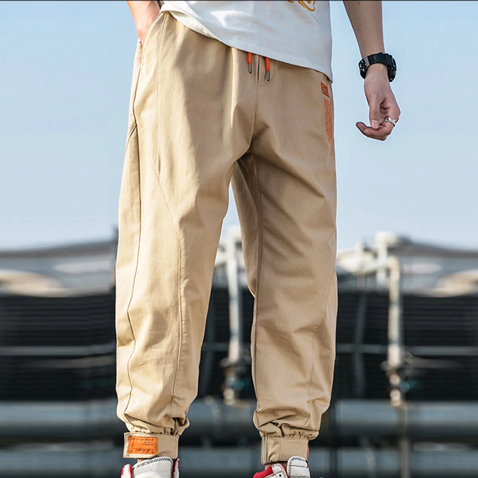 

Cargo Pants Men Hip Hop Streetwear Jogger Pant Fashion Loose Trousers Multi-pocket Casual Joggers Sweatpants Men Harlem Pants