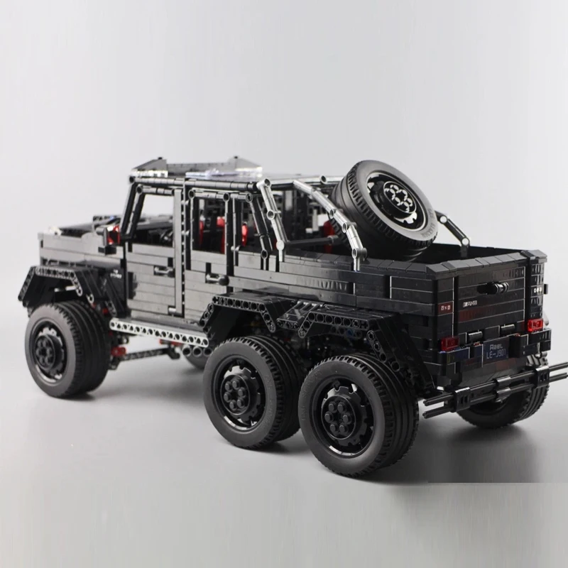 Масштаб 1:8 AMG G63 6X6 совместимый Technic MOC строительные блоки кирпичи развивающие игрушки дни рождения Gfits для мальчика