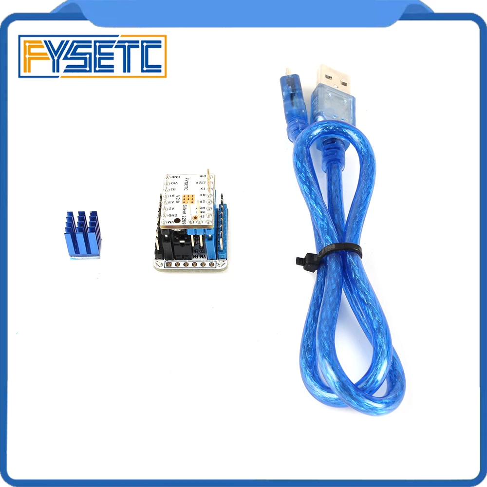 TMC2209 V3.0 Драйвер шагового двигателя супертихий 256 микрошагов + USB модуль тестового
