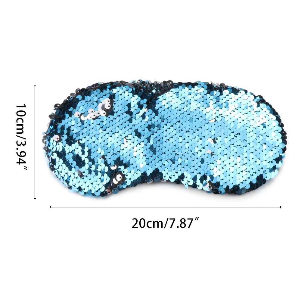 1 шт. двусторонняя маска для глаз с блестящими блестками и накладкой на глаза