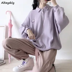 Худи женское с отложным воротником, в Корейском стиле