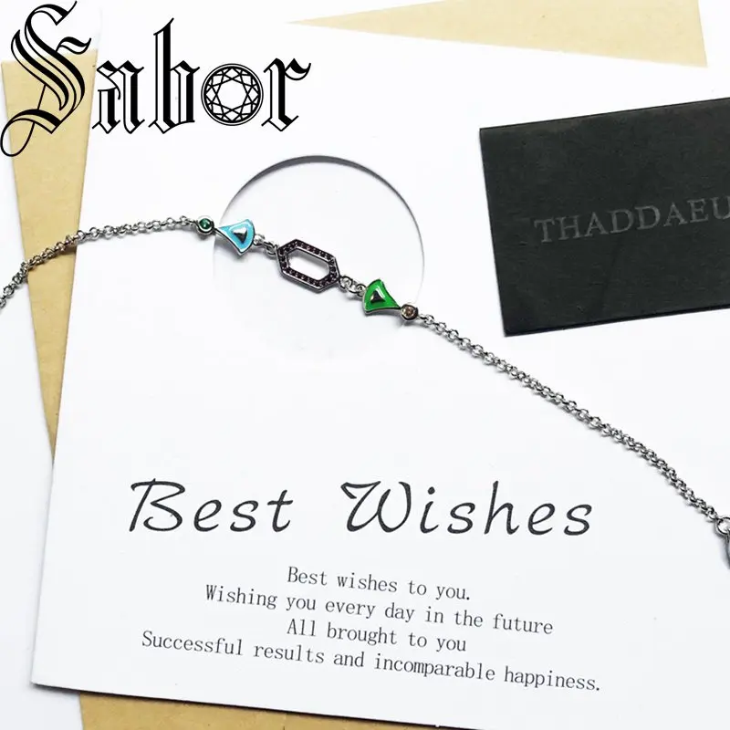 Женский браслет серебристого цвета с Азиатским орнаментом | Украшения и