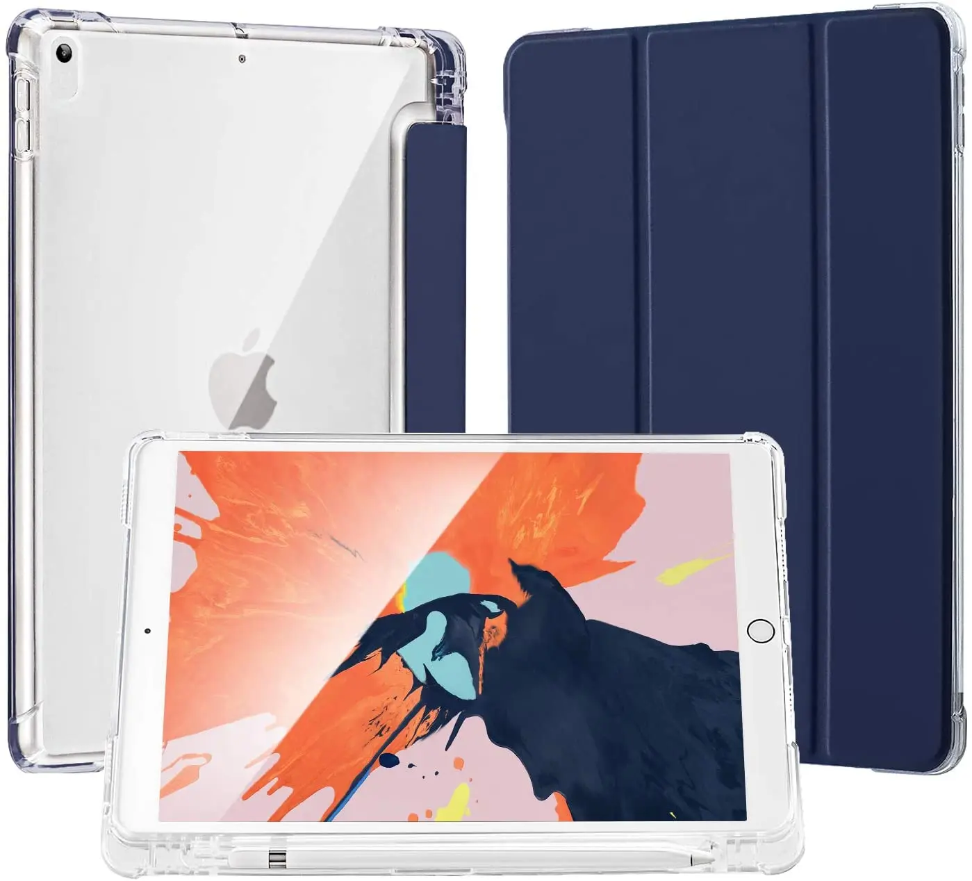 

iPad Air 4 Case For 2020 10.9 2019 2020 7/8th Generation Cover 2017 2018 iPad 9.7 5/6th Mini 4 5 Air 3 Pro 10.5 11 Pencil cases