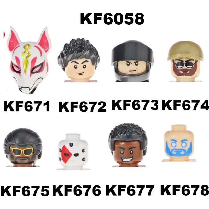 

2021 Famous Game Sky Fox Burnot Sledgehammer Jungle Armed With Weapon Building Blocks Action Figures For Children Toys Gift