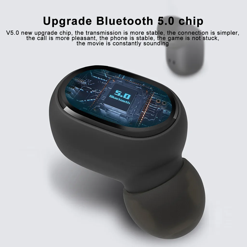 E6S TWS беспроводные наушники для Redmi Airdots настоящие Bluetooth 5 0 со светодиодным