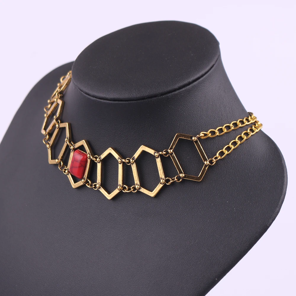 Новое ожерелье с кулоном мелисандре красным кристаллом украшение на Хэллоуин