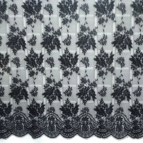 

Luxury Special Design Eyelash French Lace Fabric 1Piece 150x300cm, 70x300cm
