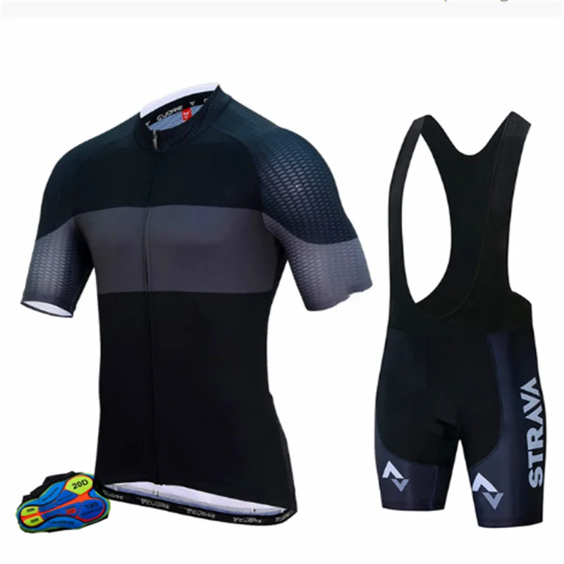 

Men's New Summer Cycling Jersey Set Breathable Bike Wear Team Racing Sport Bicycle Men Cycling Clothing Short Sleeve Suit