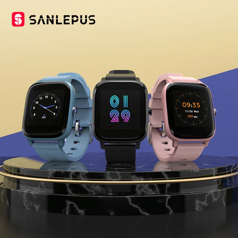 2021 SANLEPUS Smart Watch Sport монитор сердечного ритма Водонепроницаемый Фитнес браслет для