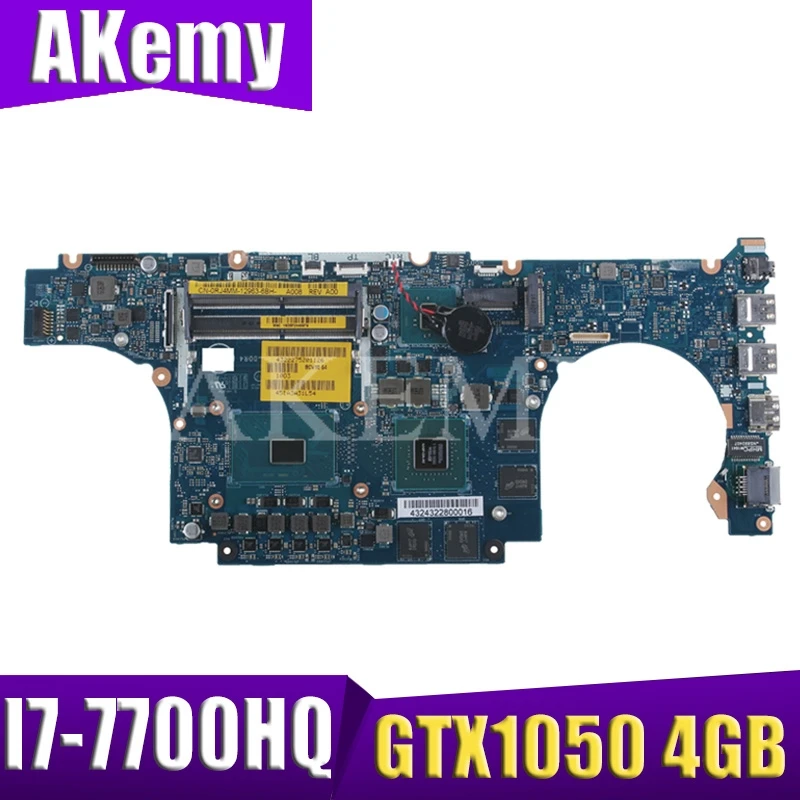 LA D993P материнская плата для For DELL Inspiron 15 7567 I7 7700HQ GTX1050 4 Гб BBV00/10 CN 0JG23N тест