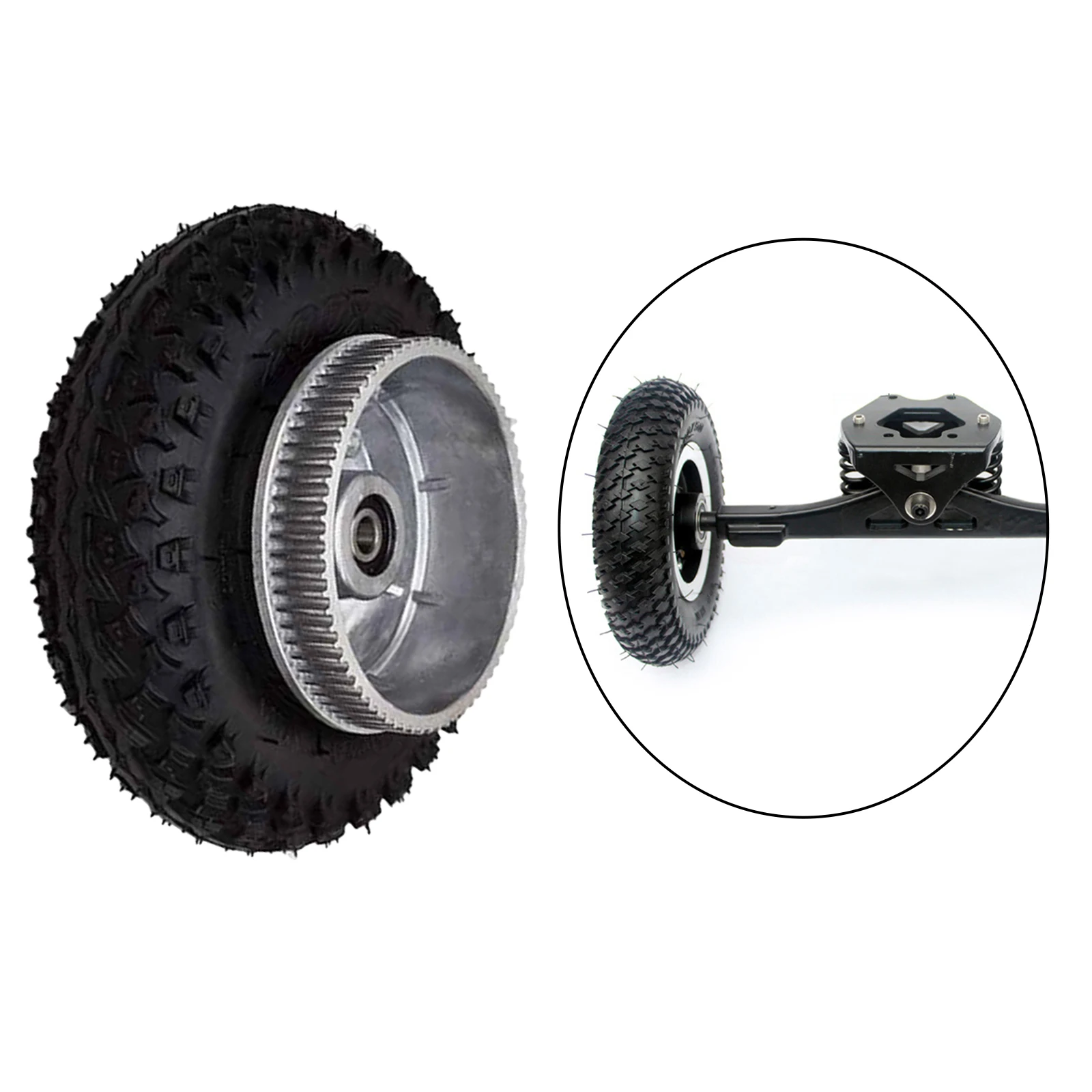 

Electric Skateboard Parts Gear Motor Truck Wheel 200*50mm Longboard Tire