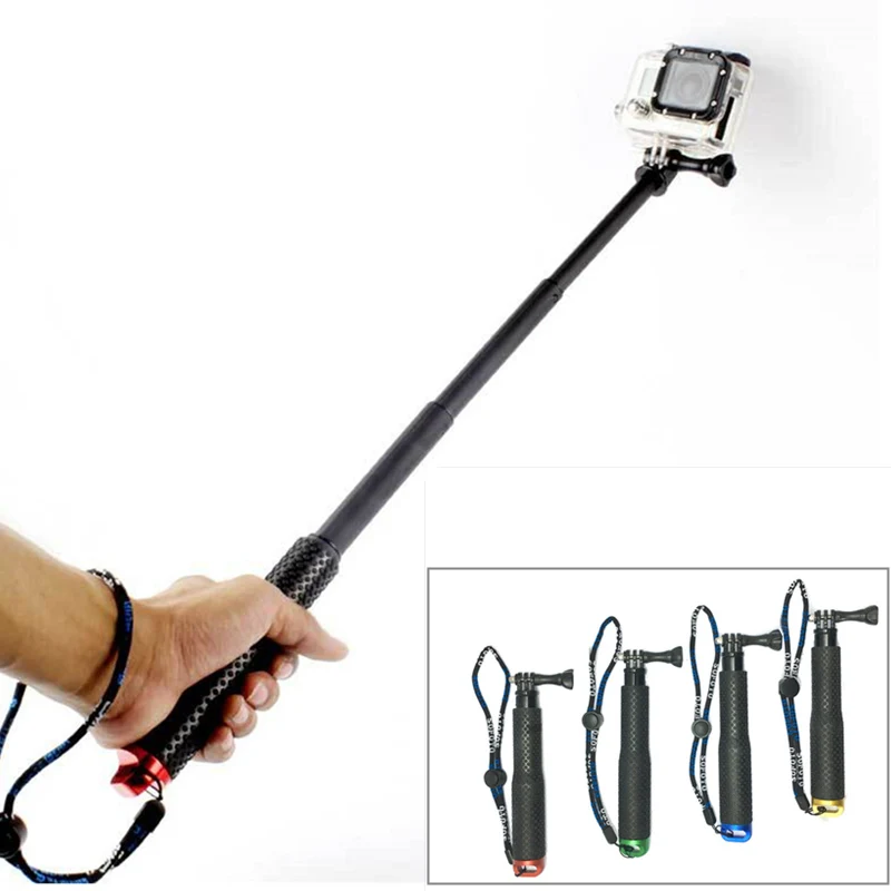 

Extendable Selfie Stick for Gopro Hero 9 8 7 Self Handheld Pole Monopod Diving Stick for Go Pro 6 5 4 3 Yi 4K SJCAM Action Camer