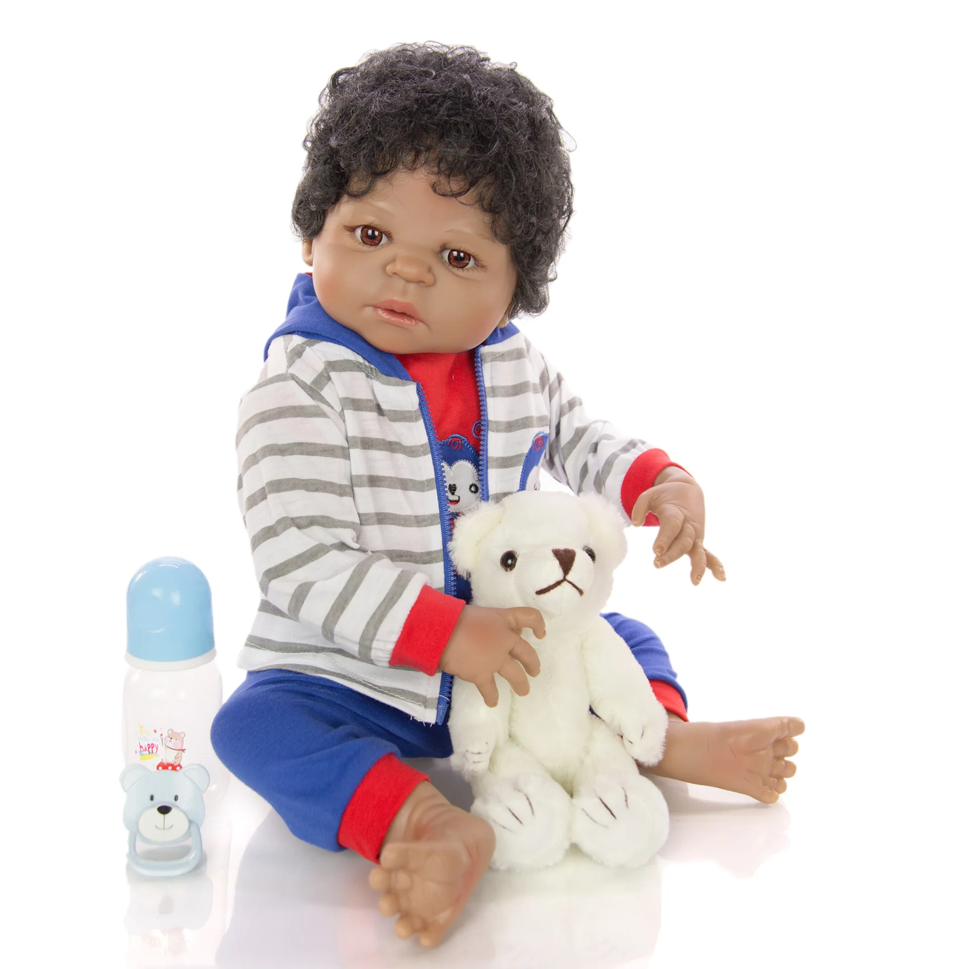 Кукла-младенец 22 дюйма полностью виниловый силиконовый корпус | Игрушки и хобби