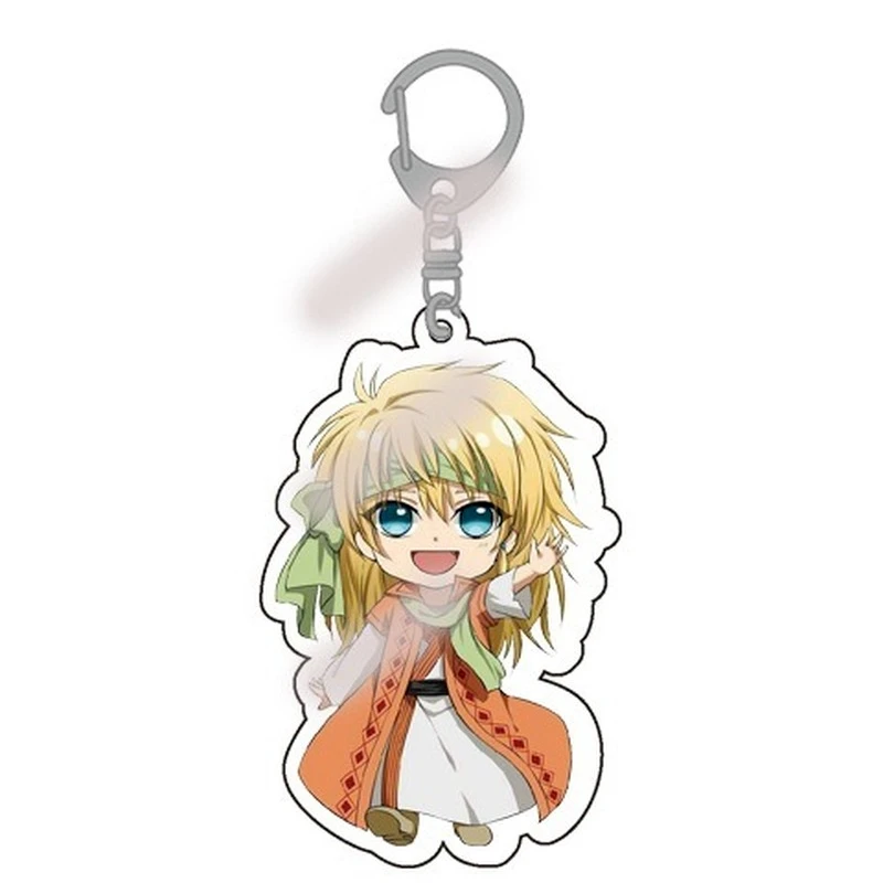 

Wholesale 5 Pcs Dr.STONE Keychains Japanese Anime Figues Ishigami Senkuu Amber Chrome Acrylic Key Chains for Women Men Gifts