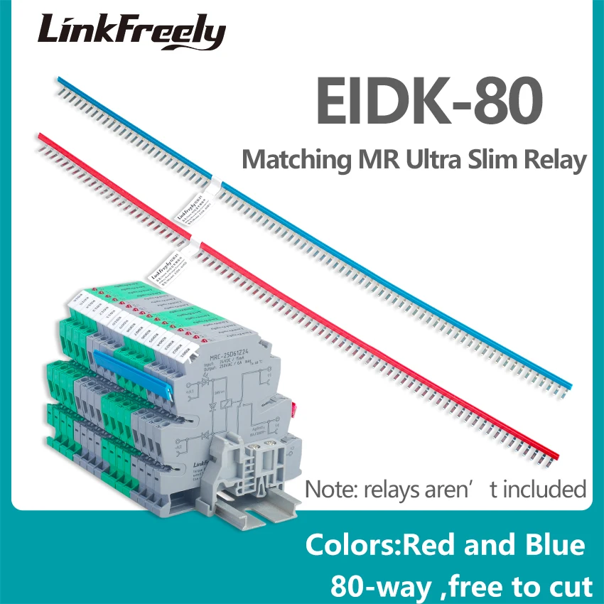 EIDK-80 EB-DIEK80 MR модульный релейный соединитель проводки 80-сторонний штепсельный