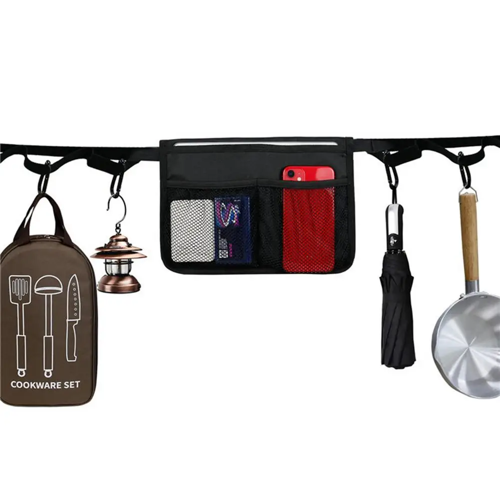 

Portable Camping Lanyard Outdoor Camping Lanyard With 16 Hooks Outdoor Tent Camping Lanyard Rope Portable Camping Clothesline